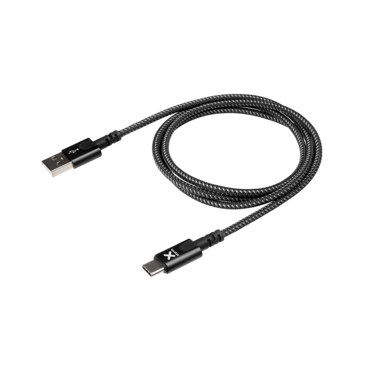 Se Dataladekabel Premium USB-C 1m Black hos Dækbutikken - Dæk og Fælge